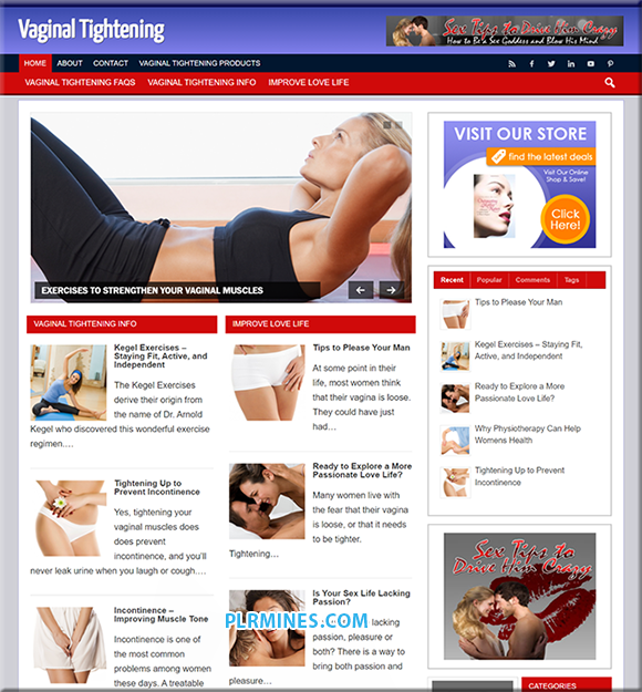 Vaginal Tightening Premade Blog