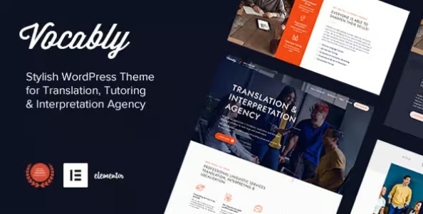Vocably - Translation & Interpretation Agency Theme