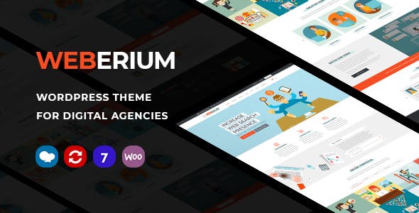 Weberium Theme for Digital Agencies