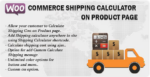 WooCommerce Shipping Calculator On Product Page