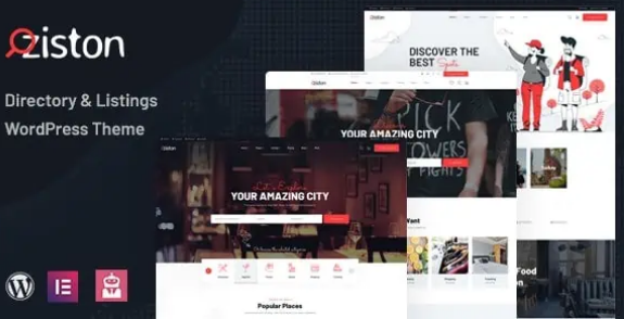 Ziston Directory Listing WordPress Theme